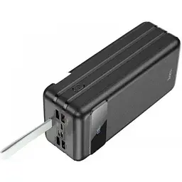 Зовнішній акумулятор Hoco J86B Electric fully compatible 60000mAh чорний - мініатюра 8