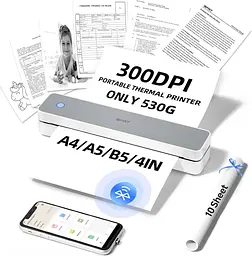 Портативний термопринтер iDPRT MT610 Pro A4 Bluetooth 300 DPI