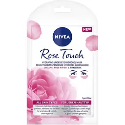 Гиалуроновые гидрогелевые патчи Nivea Organic Rose увлажняющие 2 шт.