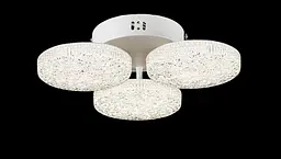 Люстра стельова LED Splendid Ray L3180/3, 3 лампи, 32 см, білий, з пультом, сучасний стиль - мініатюра 4
