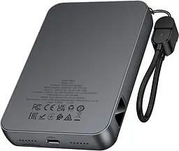 Портативний акумулятор з ігровою консоллю Hoco Q47 Shine 20W 10000mAh metal grey - мініатюра 4