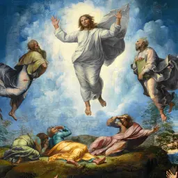 Інтер'єрна картина Преображення Господнє, Рафаель, Raphael Santi, The Transfiguration, релігійний декор, 60×40 см (id6954) - мініатюра 5