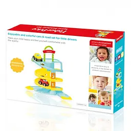 Спіральний автотрек із машинками Fisher-Price (1826) - мініатюра 4