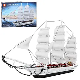 Конструктор морська серія корабель/парусник 1672 деталі (FC6006)