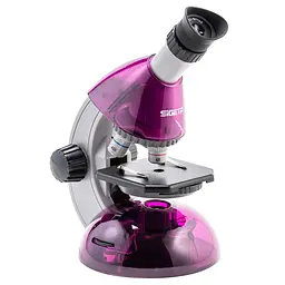 Мікроскоп дитячій SIGETA MIXI 40x-640x Purple з адаптером для смартфона та набором для дослідів (65914)