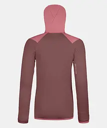 Толстовка жіноча Ortovox Fleece Grid Hoody Womens XS Рожевий - мініатюра 2