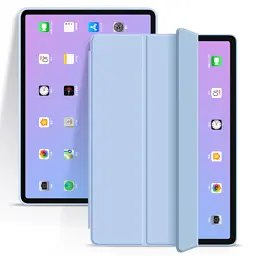 Чохол до планшета BeCover Tri Fold Soft TPU Apple iPad mini 6 2021 Light Blue (706723) - мініатюра 4