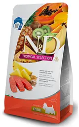 Сухий корм Farmina N&D TROPICAL SELECTION SALMON ADULT MINI для малих порід з лососем та тропічними фруктами 5 кг