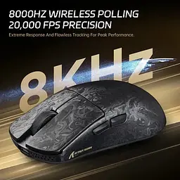 Ігрова бездротова мишка Attack Shark R11 Ultra / Три режими підключення / 42 000 DPI / Cенсор PixArt PAW3950MAX / Black - мініатюра 4