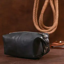 Шкіряна косметичка SHVIGEL 17х11х11 см acs0025790 - мініатюра 6