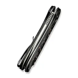 Ніж складаний кишеньковий Civivi Elementum II, (7.5 см) Damascus / Carbon Fiber & Resin - мініатюра 7