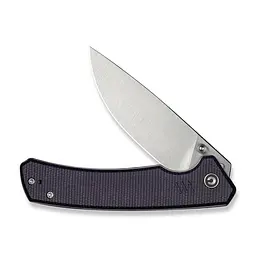 Ніж складаний туристичний Civivi Merit, (8.3 см) 14C28N/Micarta чорний - мініатюра 4