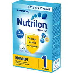 Дитяча суміш Nutrilon 1 Комфорт молочна 300 г (5900852038501)