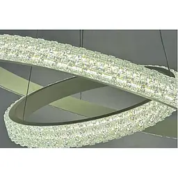 Підвісна люстра LED у спальню Linisoln 1956-60*40 WH метал, акрил, діаметр 60*40 см, висота 50-120 см, потужність 80 Вт, - мініатюра 3
