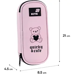 Пенал м'який Kite 662 Quirky&Cute - мініатюра 5
