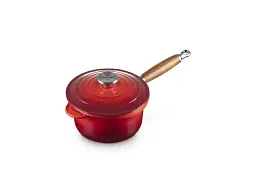 Ківш Le Creuset Wooden Handle Saucepan 18 см Cerise (21139180602460) - мініатюра 5