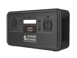 Konner & Sohnen Портативна електростанція Konner&Sohnen KS 500PS, 500Вт, 448Вт·рік, LifePo4, 230В, Bluetooth, 4.9кг - мініатюра 8
