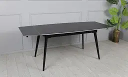 Стіл Люкс чорний мат 1400/2000х900х760 чорні ноги - мініатюра 7