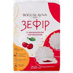 Зефір Богуславна з вишневою начинкою 250 г