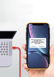 Чохол-акумулятор XON PowerCase для iPhone 12 Pro Max 5500 mAh Чорний/Золотий (PCBS1112455G 2971) - мініатюра 9