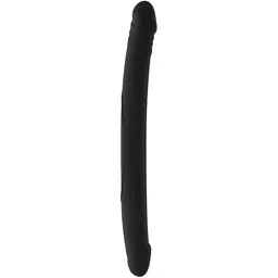 Фалоімітатор двосторонній Dorcel Real Double Do Black, діаметр 4 см, довжина 42 см