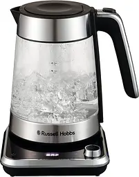 Russell Hobbs Електрочайник Attentiv Kettle, 1.7л, Strix, скло, база зі сховищем для шнура, сірий - мініатюра 5
