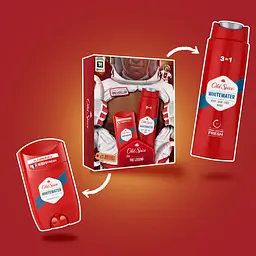 Подарунковий набір для чоловіків Old Spice Astronaut WhiteWater: твердий дезодорант 50 мл + гель для душу 3 в 1 250 мл - мініатюра 3