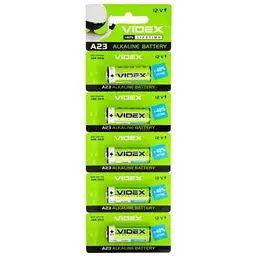 Батарейка VIDEX A23 BLI 5 Alkaline