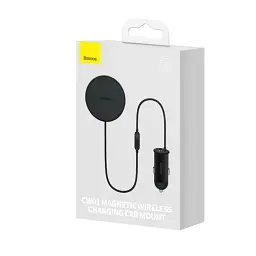 Бездротовий автомобільний зарядний пристрій Baseus CW01 Magnetic Wireless 15 W (+ АЗП Type-c 25 W) Claw Editon C40141000111-00 - мініатюра 5
