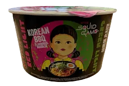 Локшина Squid Game Ramen BBQ Korean Noodles Гра в Кальмара 105г - мініатюра 2