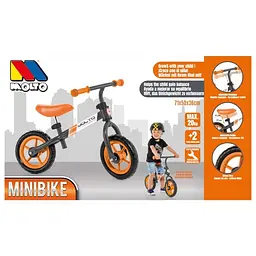 Біговел дитячий Molto Minibike помаранчевий (24213) - мініатюра 3