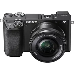 Бездзеркальний фотоапарат Sony Alpha A6100 Kit 16-50mm f/3.5-5.6 OSS Black [LCE6100LB.CEC] [89054] - мініатюра 2