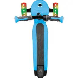 Електросамокат Globber E-Motion 4 колеса з підсвіткою, 50 кг, 3 колеса, блакитний - мініатюра 6