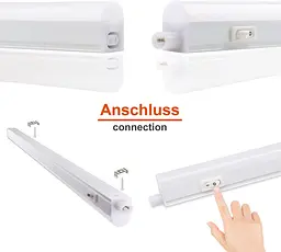 Підсвітка для кухонної шафи, 8 Вт, 42,5 см, 850 лм, 3000 K  da LIGHT LED Теплий білий Under-Unit Light Strip Кухонна лампа Шафа - мініатюра 4