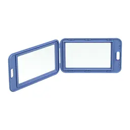 Бейдж Buromax вертикальний, 69 х 111мм, PP+PVC, синьо-сірий (BM.5414-95) - мініатюра 2