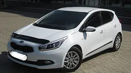 Дефлектор капоту мухобійка для Kia Ceed 2012-