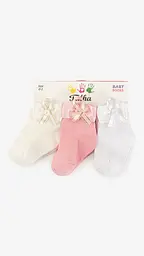 Шкарпетки для дівчинки 3 шт Very Socks 2601 0-1 рік Різнокольоровий (2000999451188)
