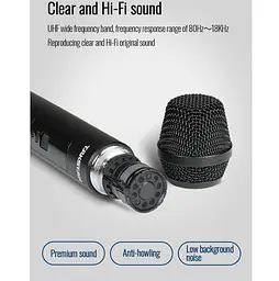 Радіосистема з двома ручними мікрофонами Takstar X3-HH - мініатюра 10