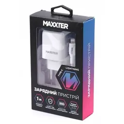 Зарядний пристрій Maxxter USB + cable USB-C to Lighting (PD 20W) (WC-PD-CtL-01) - мініатюра 4