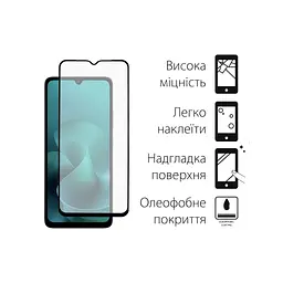 Скло захисне Dengos Full Glue Motorola G06 Black (TGFG-420) - мініатюра 2