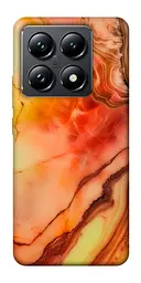 Чохол Demsky Червоний корал мармур для Xiaomi 14T Pro