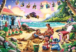 Пазл Disney: Ліло і Стіч: Вечірка на пляжі - 1000 елементів Trefl 10918 - мініатюра 2