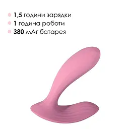 Смарт-вібратор у трусики Svakom Erica Romantic Rose, дуже гнучкий, 2 мотори - мініатюра 6