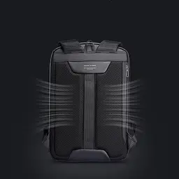 Рюкзак для ноутбука 17” Mark Ryden MR8918 з кодовим замком, ортопедичною спинкою та USB-роз'ємом (Чорний) - мініатюра 7
