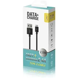Кабель Piko CB-UT12 USB Type-C 2м Black - мініатюра 3