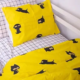 Комплект постільної білизни MirSon Kids Time 17-0572 Black Cat, дитячий - мініатюра 5