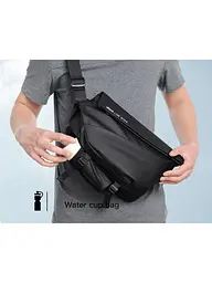 Сумка-слінг 29 x 13 x 19 см Weatro Чорна ssch-kit-0014 (ssch-kit-0014) - мініатюра 8
