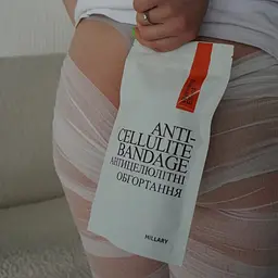 Антицелюлітні обгортання Hillary Anti-cellulite Bandage Warming Effect з розігрівальним ефектом - мініатюра 13