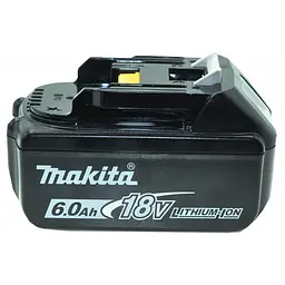 Акумулятор BL1860B 18V 6A до електроінструменту Makita з індикацією (в картонній коробці) - мініатюра 2
