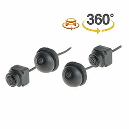 Камери кругового огляду для авто 360 для Android магнітол 1080P (4шт.) - мініатюра 2
